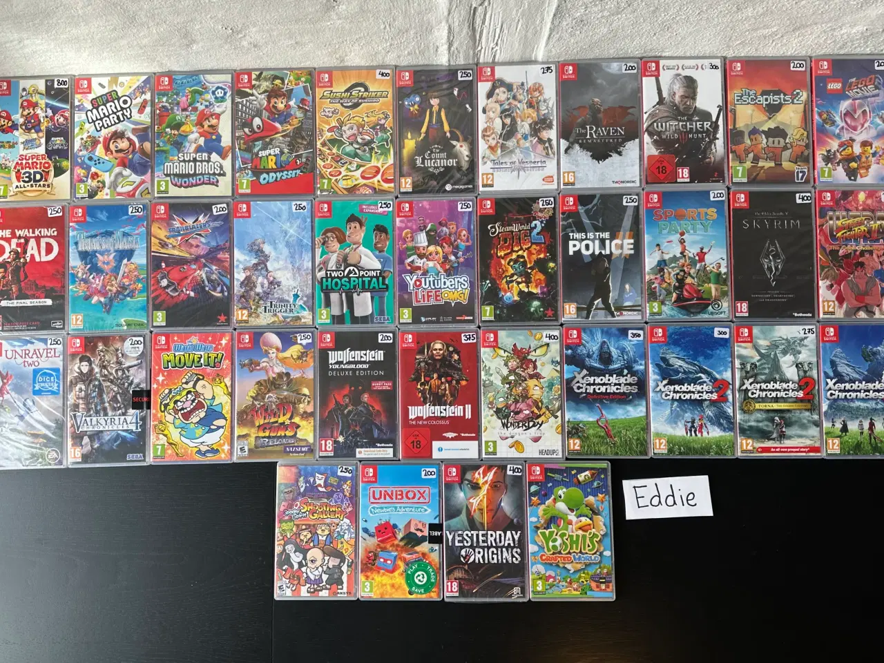 Billede 4 - 130 stk Nintendo Switch Spil Sælg