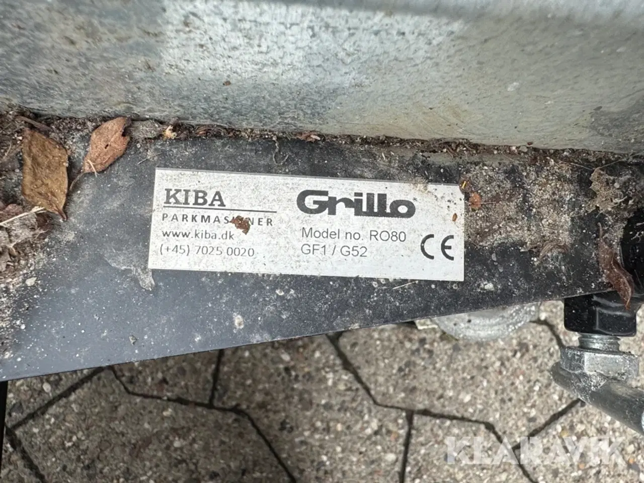 Billede 8 - Redskabsbærer Grillo G52 med kost