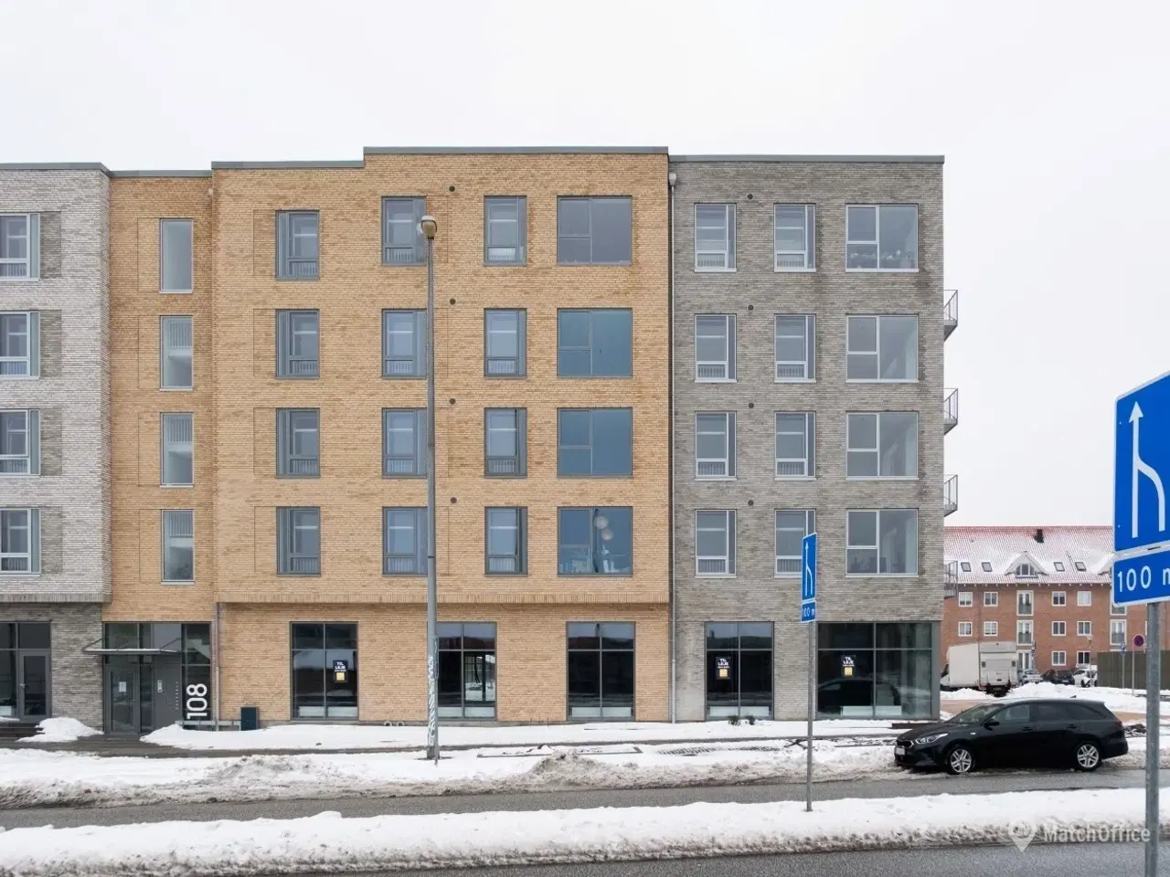 Billede 1 - Nyopført lejemål ved trafikal åre med høj synlighed