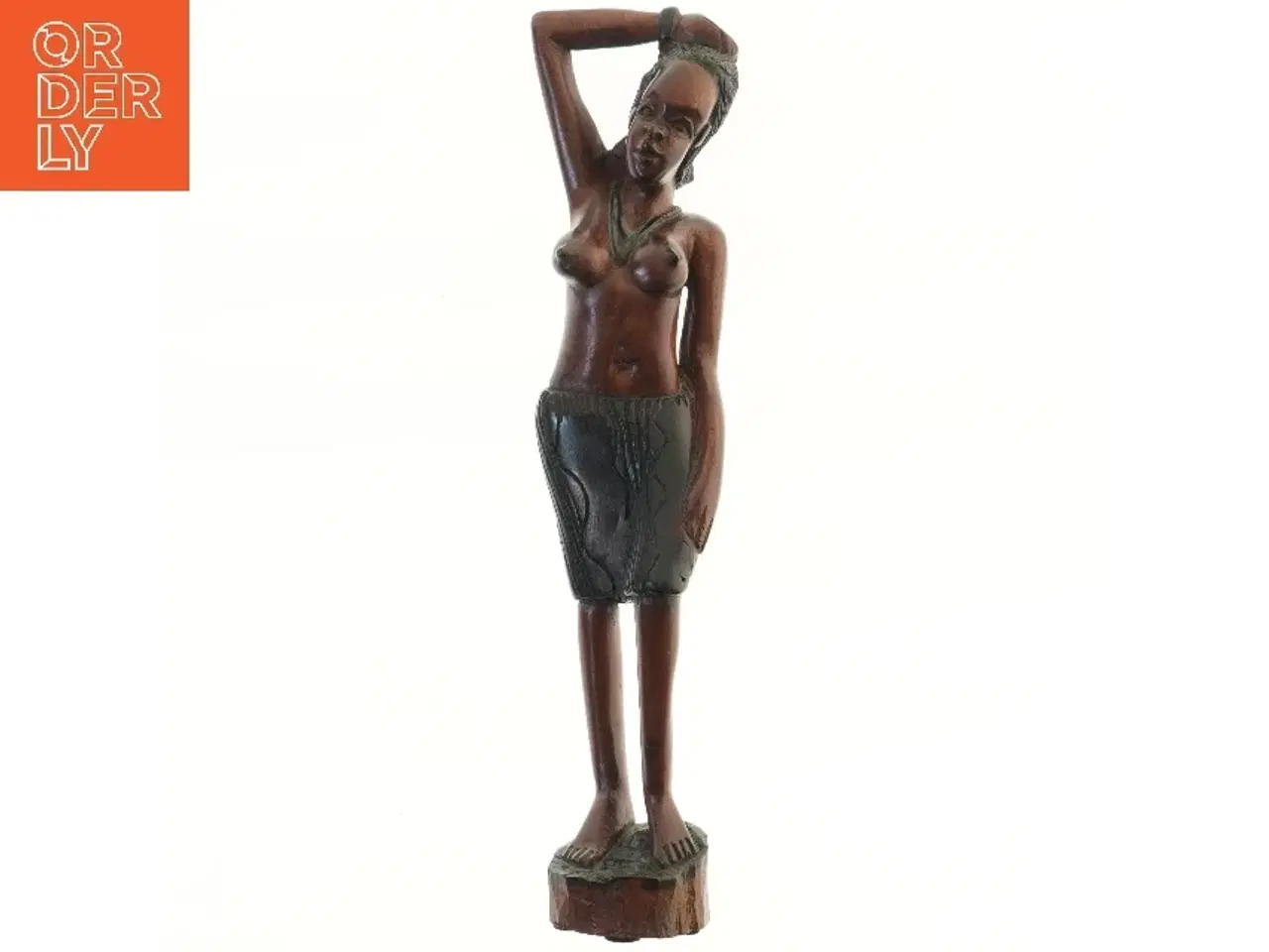 Billede 1 - Træfigur af kvinde (str. 53 cm)