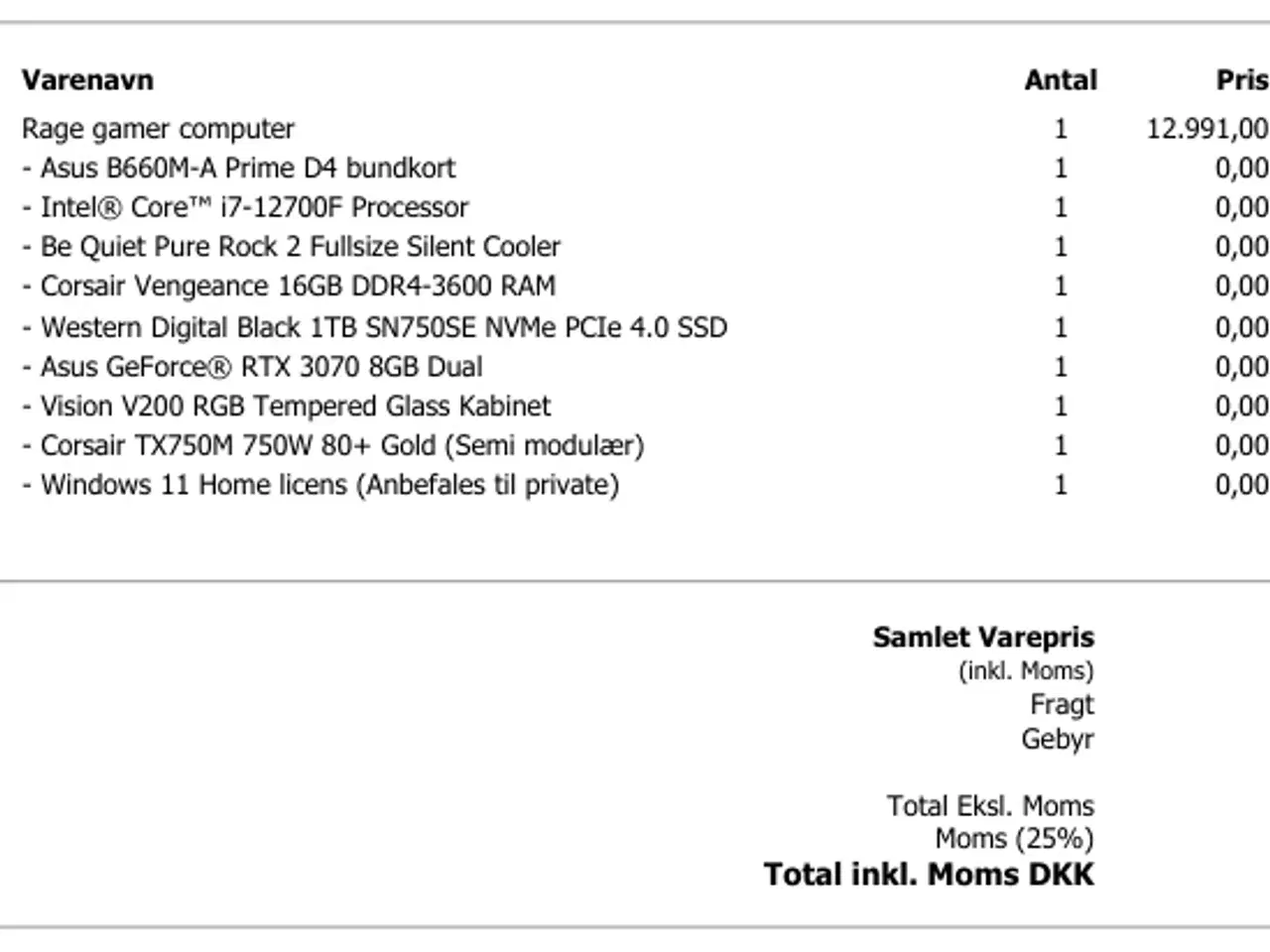 Billede 1 - Setup