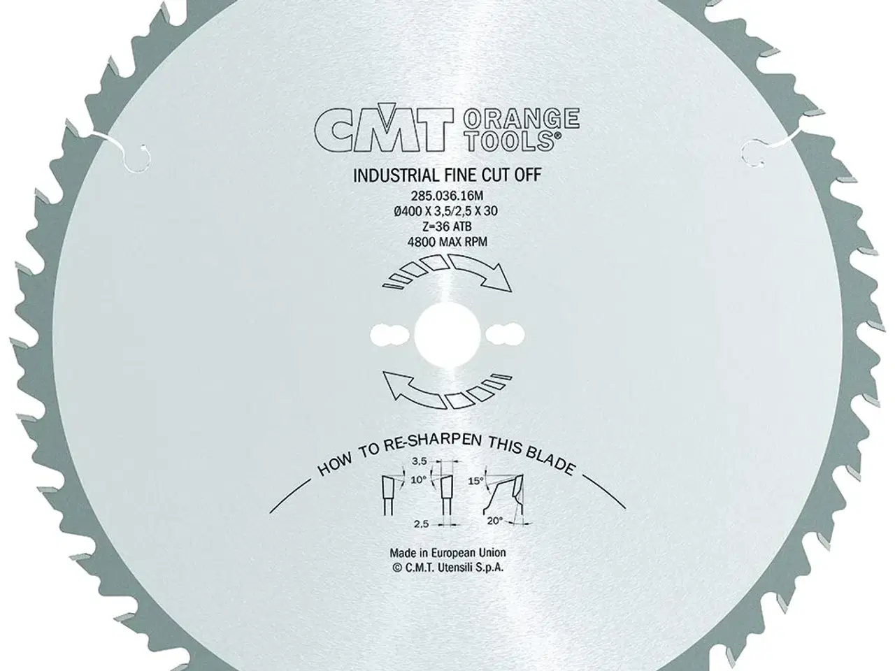 Billede 1 - Klinge 500x4,0x30 Z44 WB