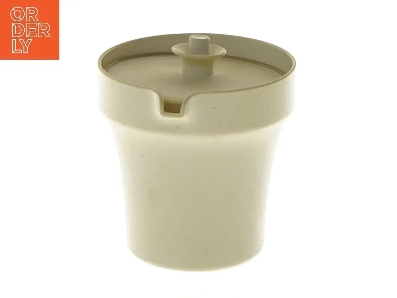 Billede 1 - Tupperware beholder med låg fra Tupperware (str. Ø 6,5x9,5 cm)