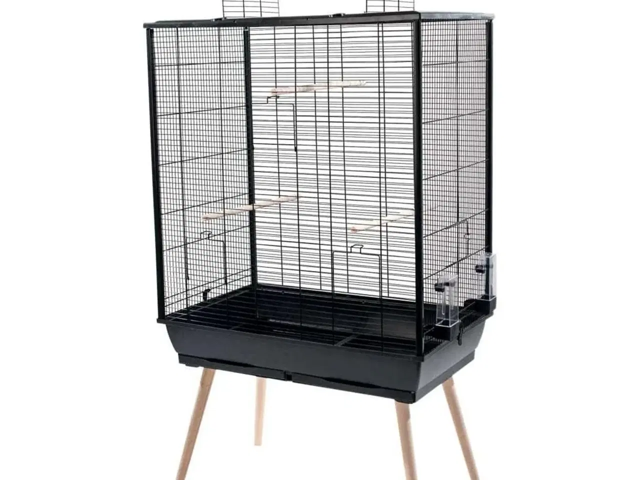 Billede 1 - Fuglebur ZOLUX Neo JILI XL med stativ - sort