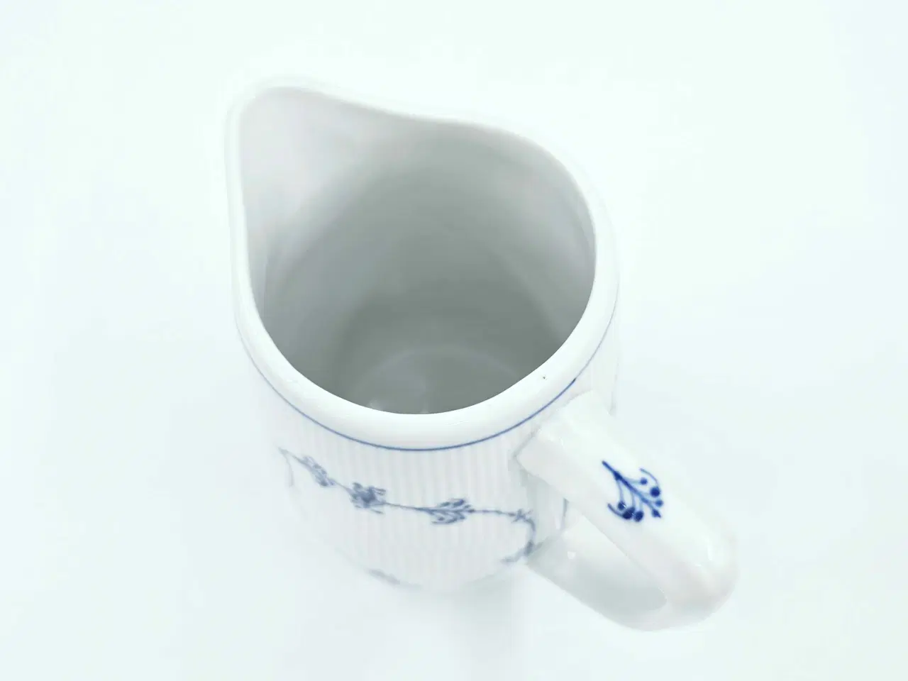 Billede 10 - Musselmalet Riflet Hotelporcelæn Stor Kande 