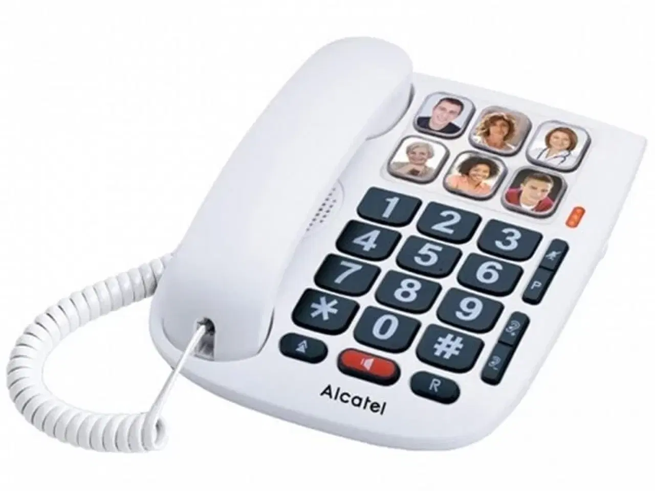 Billede 1 - Fastnettelefon til ældre Alcatel TMAX 10 LED Hvid