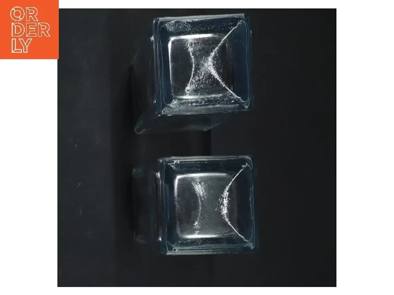 Billede 3 - Sæt af firkantede glasvaser (str. 21x5,5x5,5 cm)