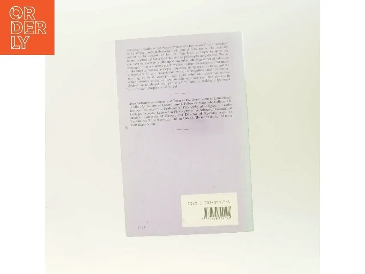 Billede 3 - What philosophy can do af John Wilson (1928-) (Bog)