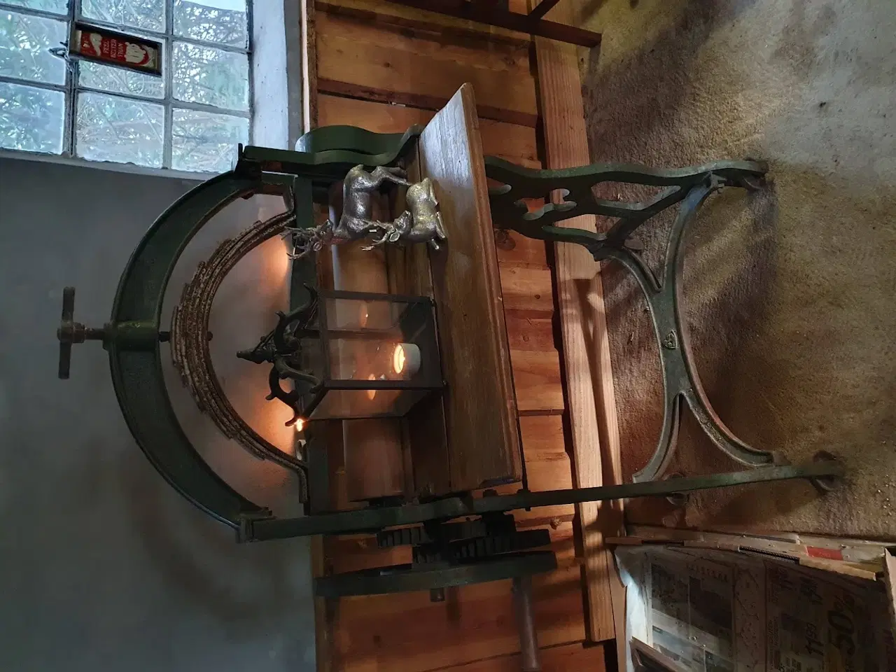 Billede 2 - Gammel tøjrulle - støbejern