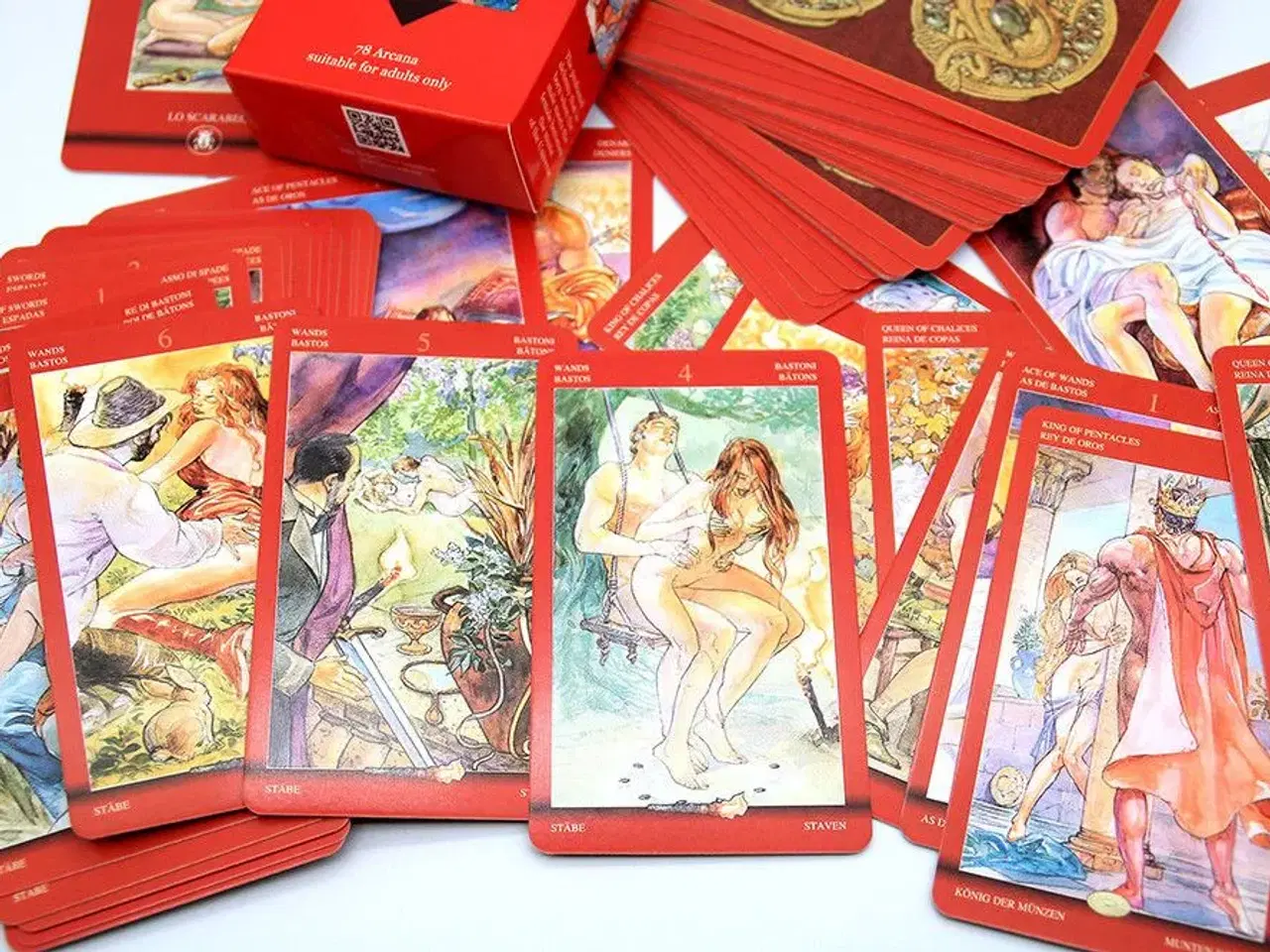 Billede 14 - Tarot kort med erotiske tegninger