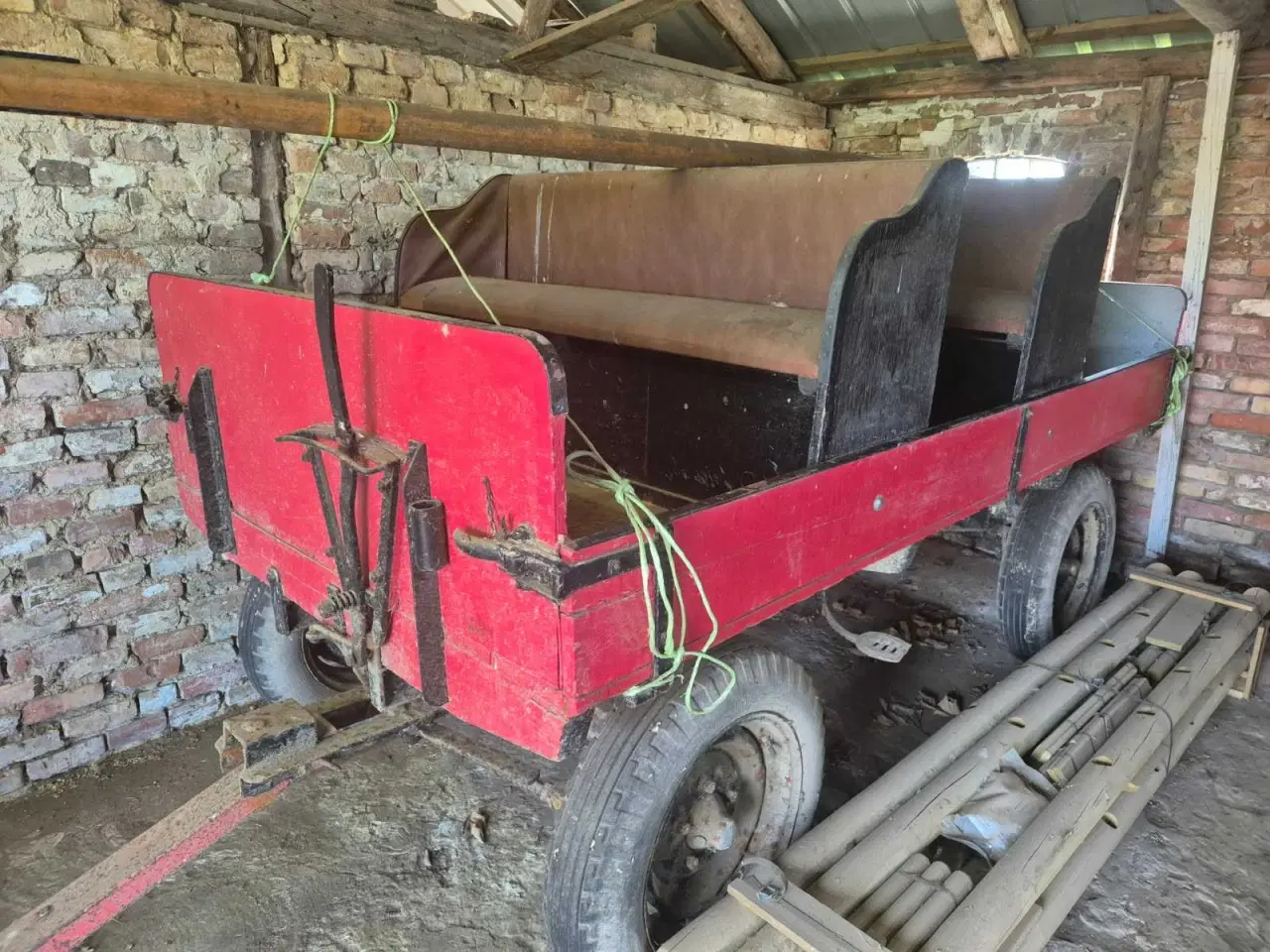 Billede 2 - Hestevogn/gummivogn