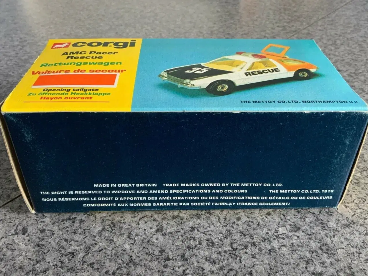 Billede 7 - Corgi Toys No. 484 AMC Pacer, scale 1:36