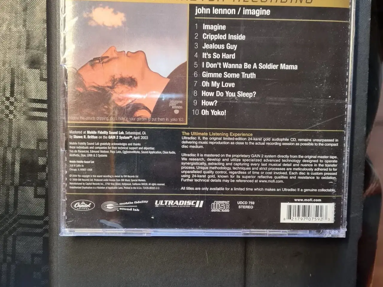 Billede 2 - JOHN LENNON : Imagine MFSL Ultradisc II 24K GULD 