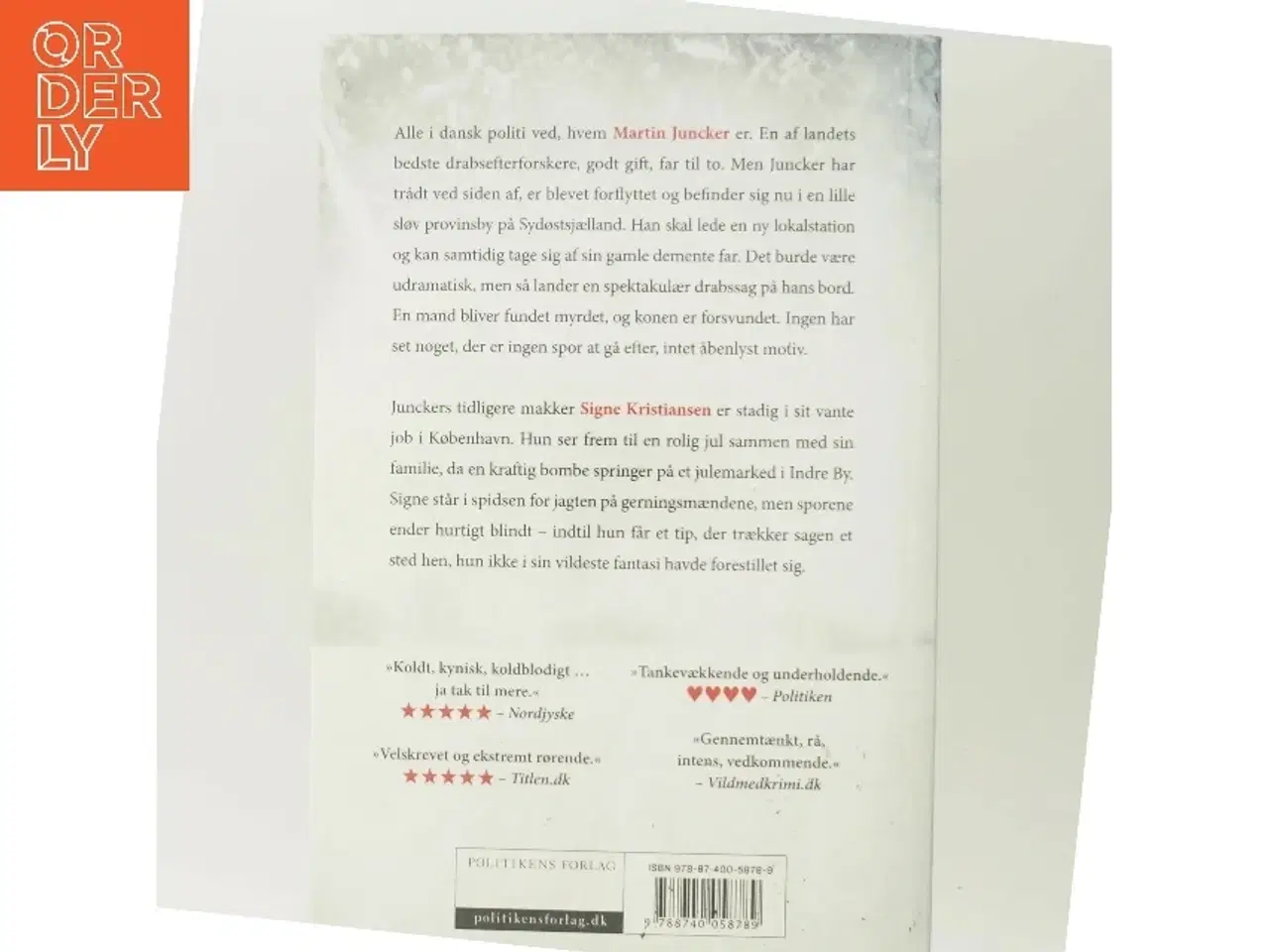 Billede 3 - Vinterland : krimi af Kim Faber (Bog)