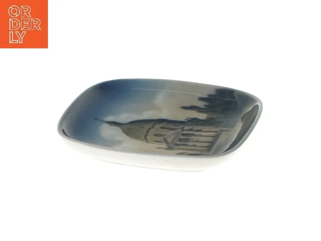 Billede 3 - askebæger/  med Marmorkirken motiv fra Royal Copenhagen (str. 13x13 cm)