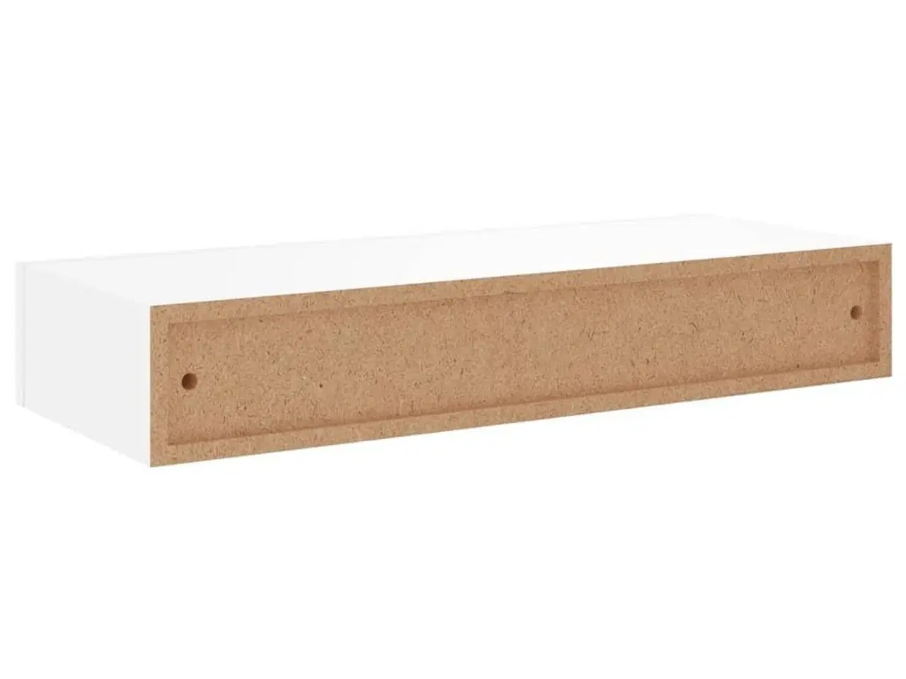 Billede 8 - Væghylder med skuffer 2 stk. 60x23,5x10 cm MDF hvid