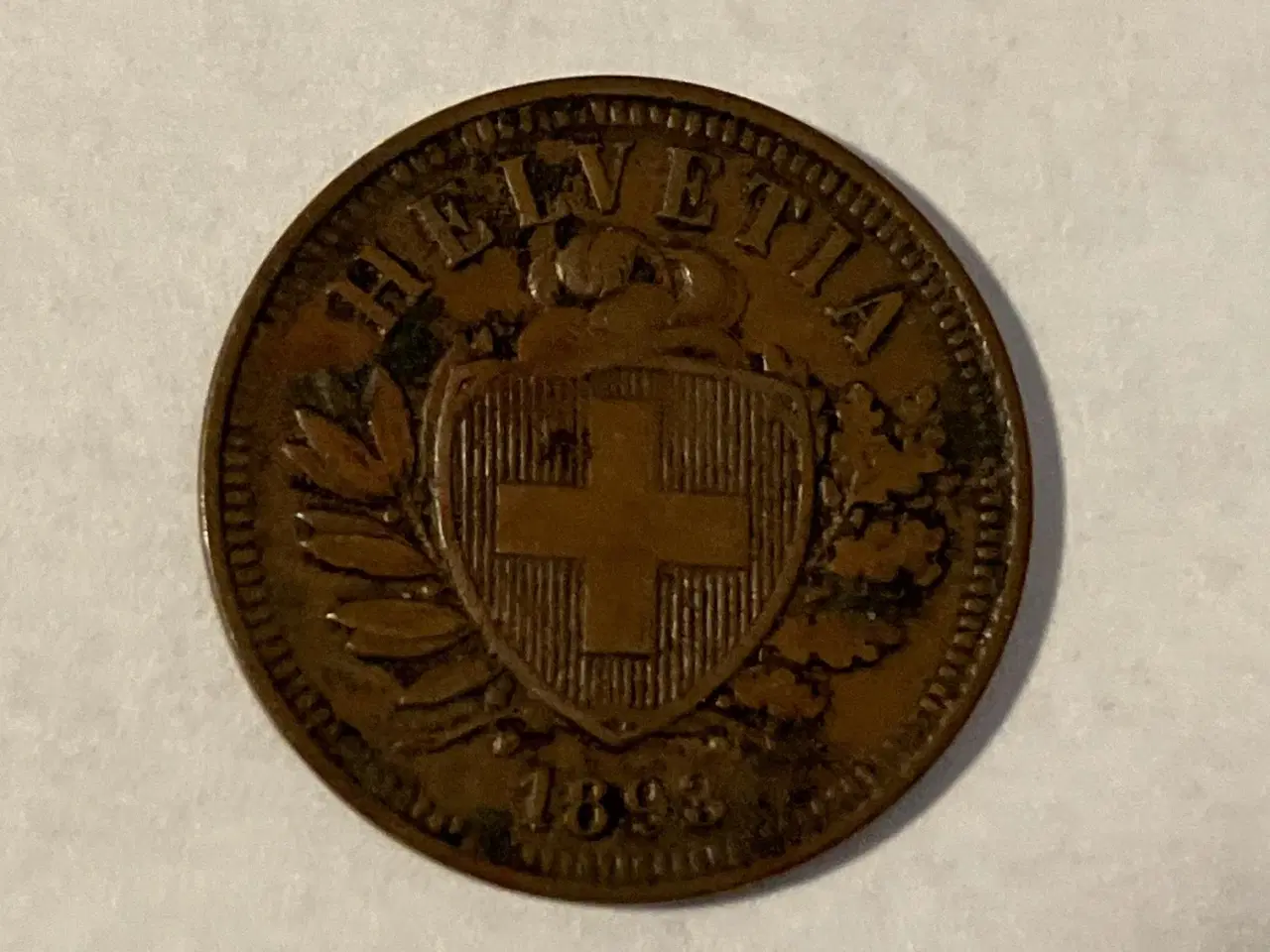 Billede 1 - 2 Rappen Switzerland 1893