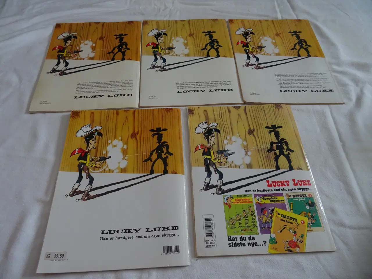 Billede 2 - LUcky Luke 5 stk