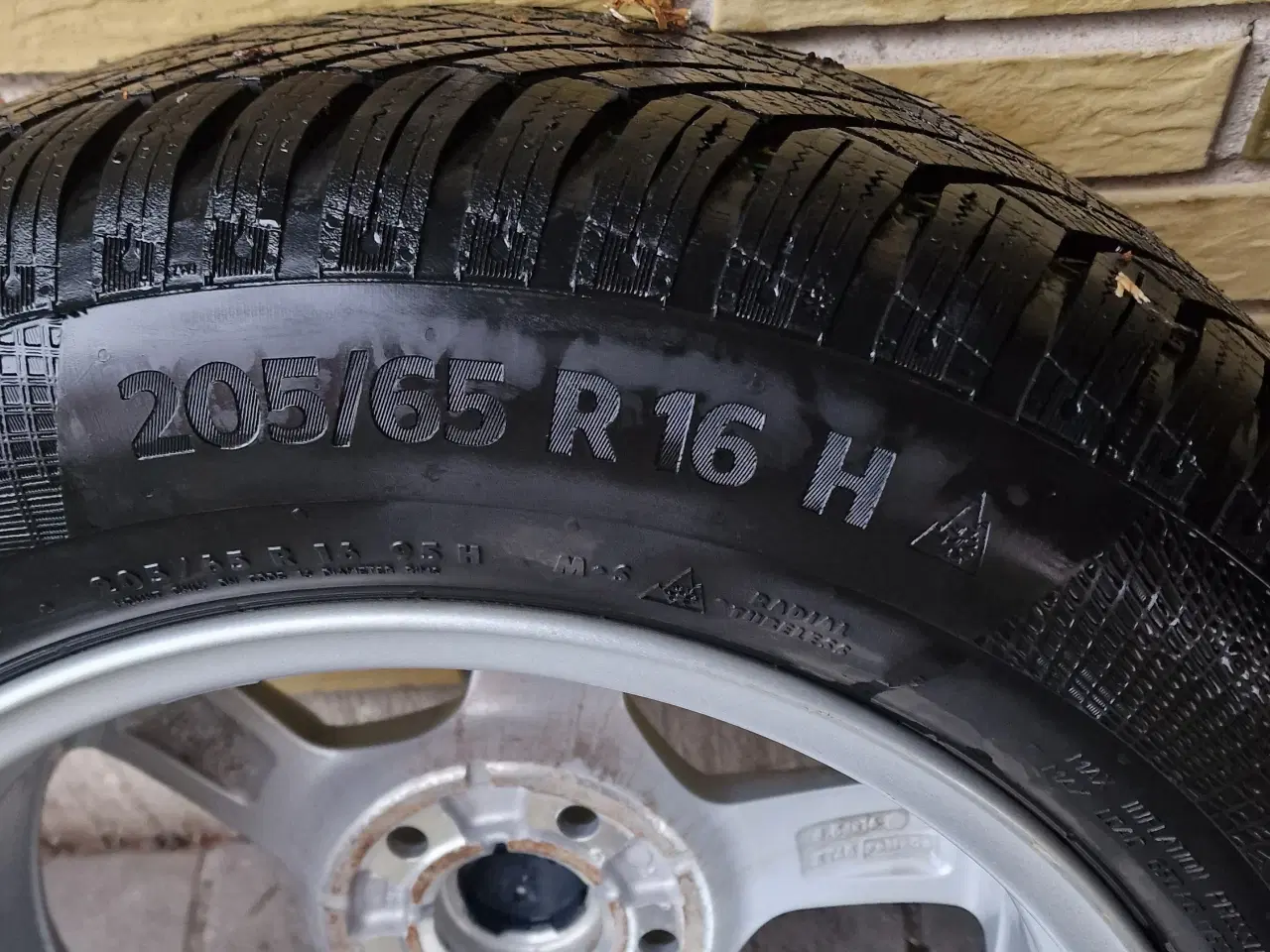 Billede 2 - Originale ford alufælge med vinterdæk