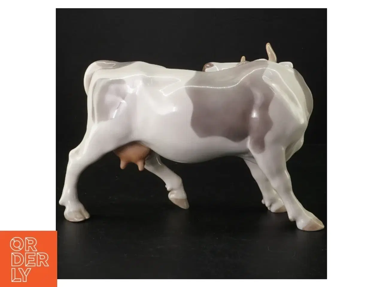 Billede 3 - Porcelænsfigur af ko fra B&G (str. 23 cm)