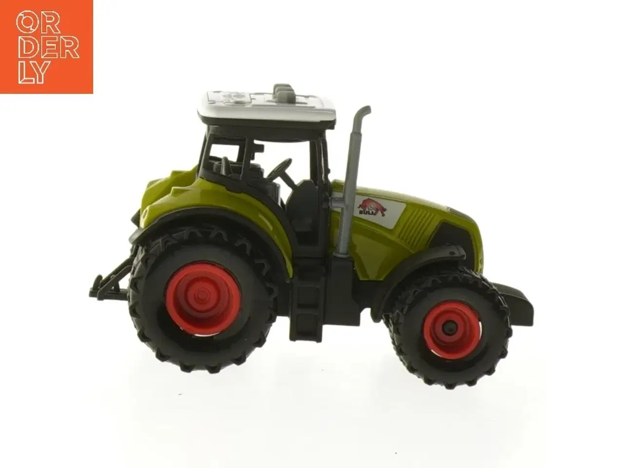 Billede 4 - Lille grøn legetøjstraktor (str. 15x8,5 cm)