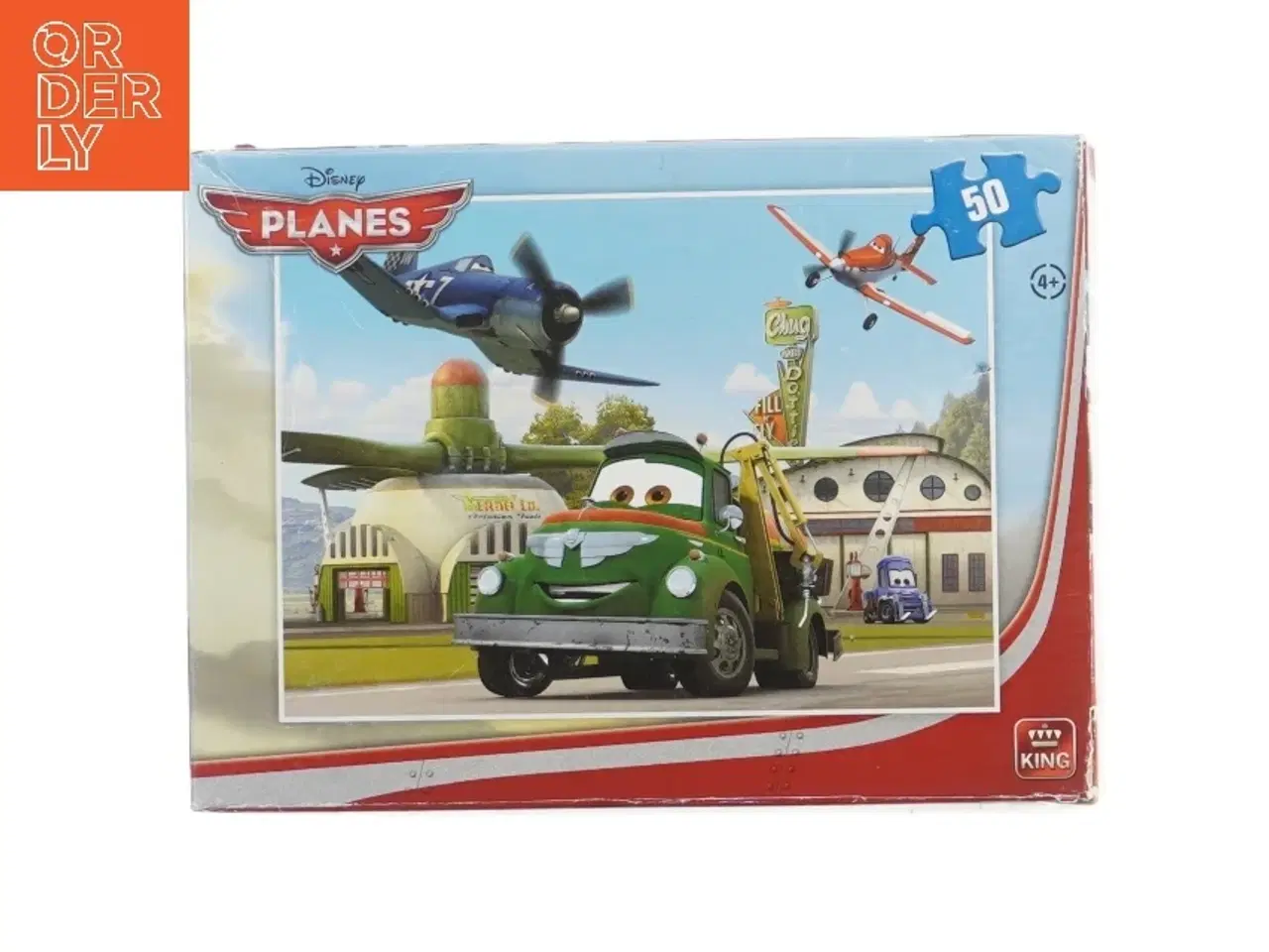 Billede 1 - Planes puslespil 50 brikker fra King (str. 50 brikker cm)