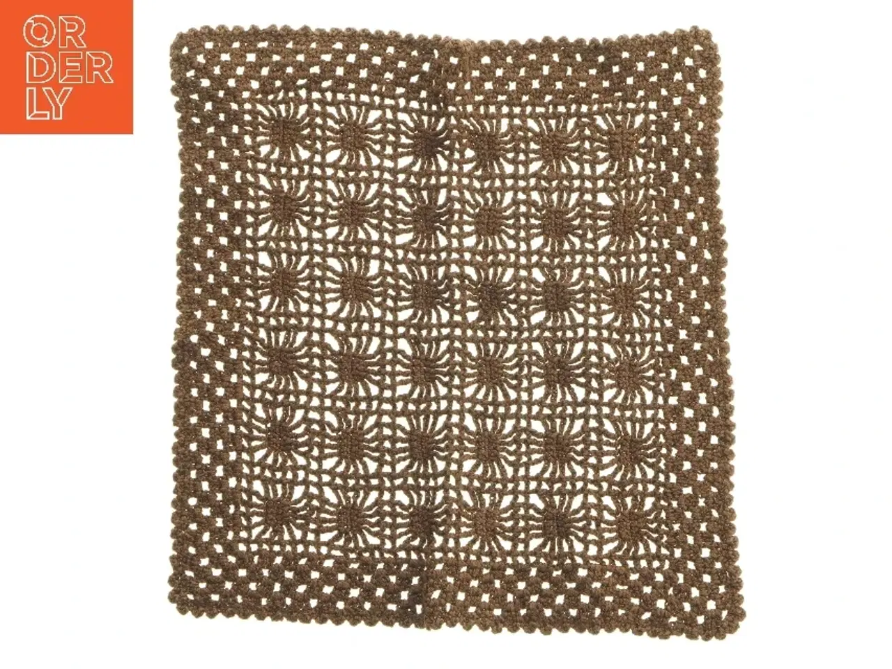 Billede 4 - Brune strikkede bomuld klude (str. 28x29 cm)