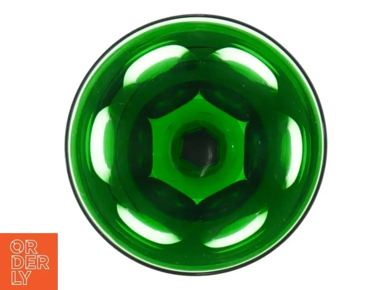 Billede 2 - 10 Grønne holmegaardglas (str. 15 x 8 cm)