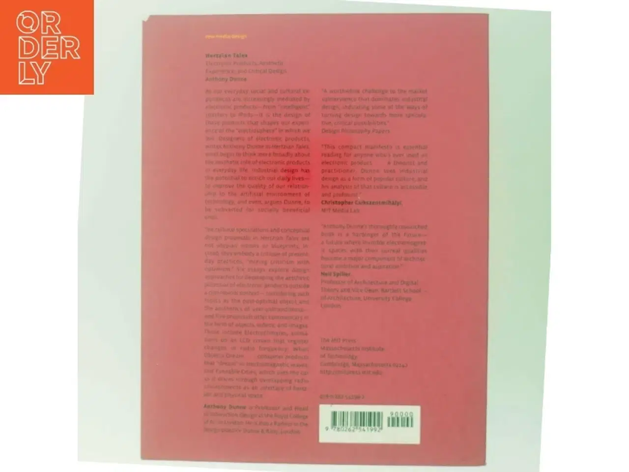 Billede 3 - Hertzian tales : electronic products, aesthetic experience, and critical design af Anthony Dunne (Bog)