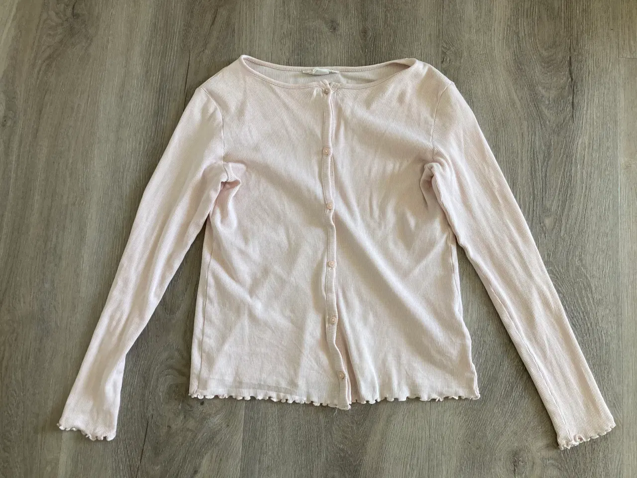 Billede 1 - Lys rosa cardigan i str. 134/140