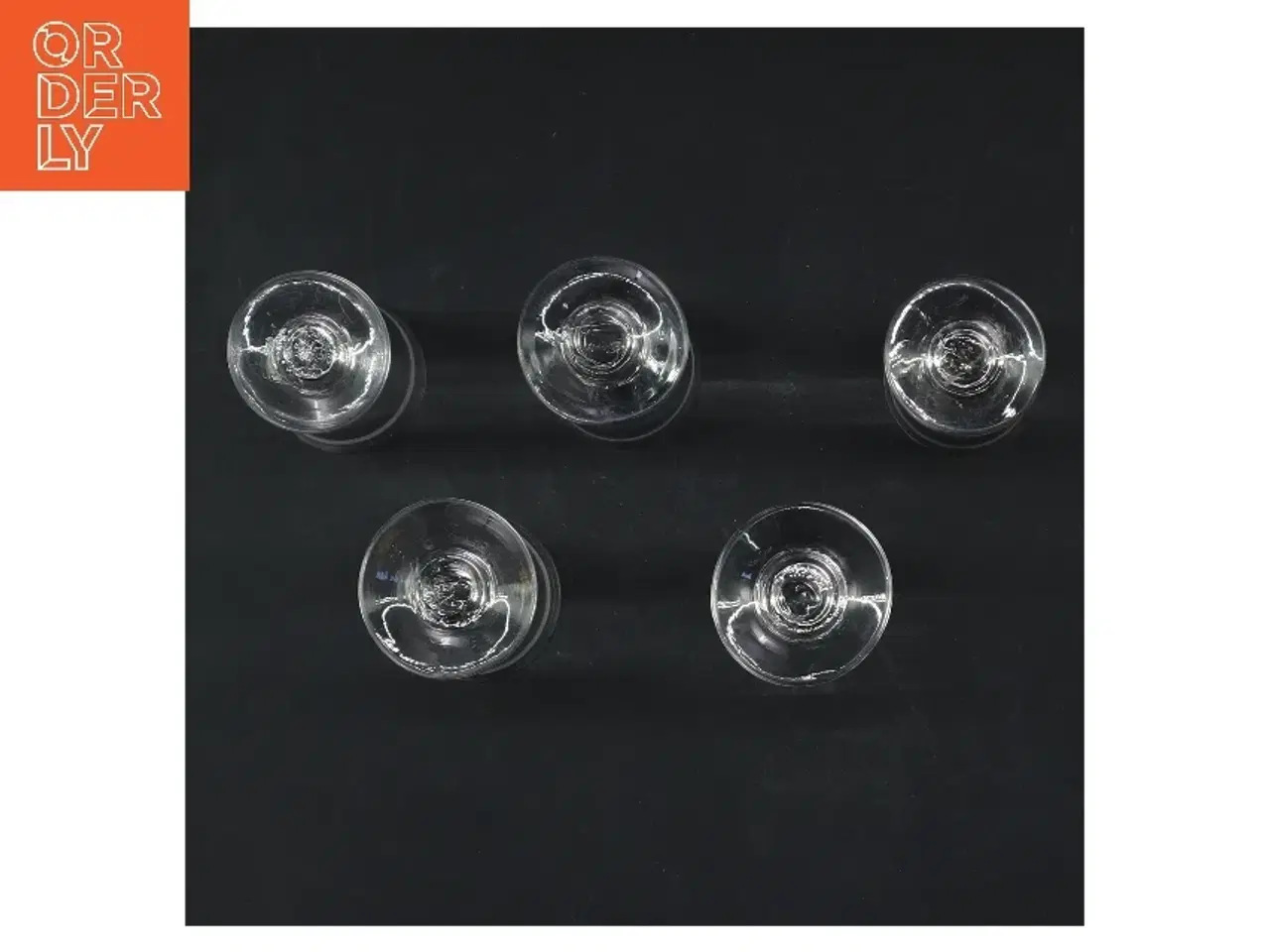 Billede 2 - Snapseglas sæt, 5 stk (str. 5 stk Ø 4 cm længde 8,5 cm)