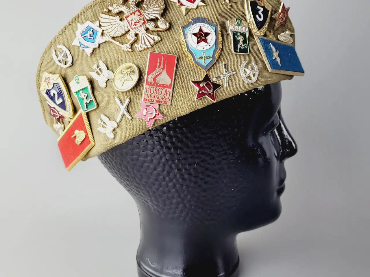 Billede 1 - ⭐️· Unik Sovjetisk Pilotka Kasket (USSR) m. Pins