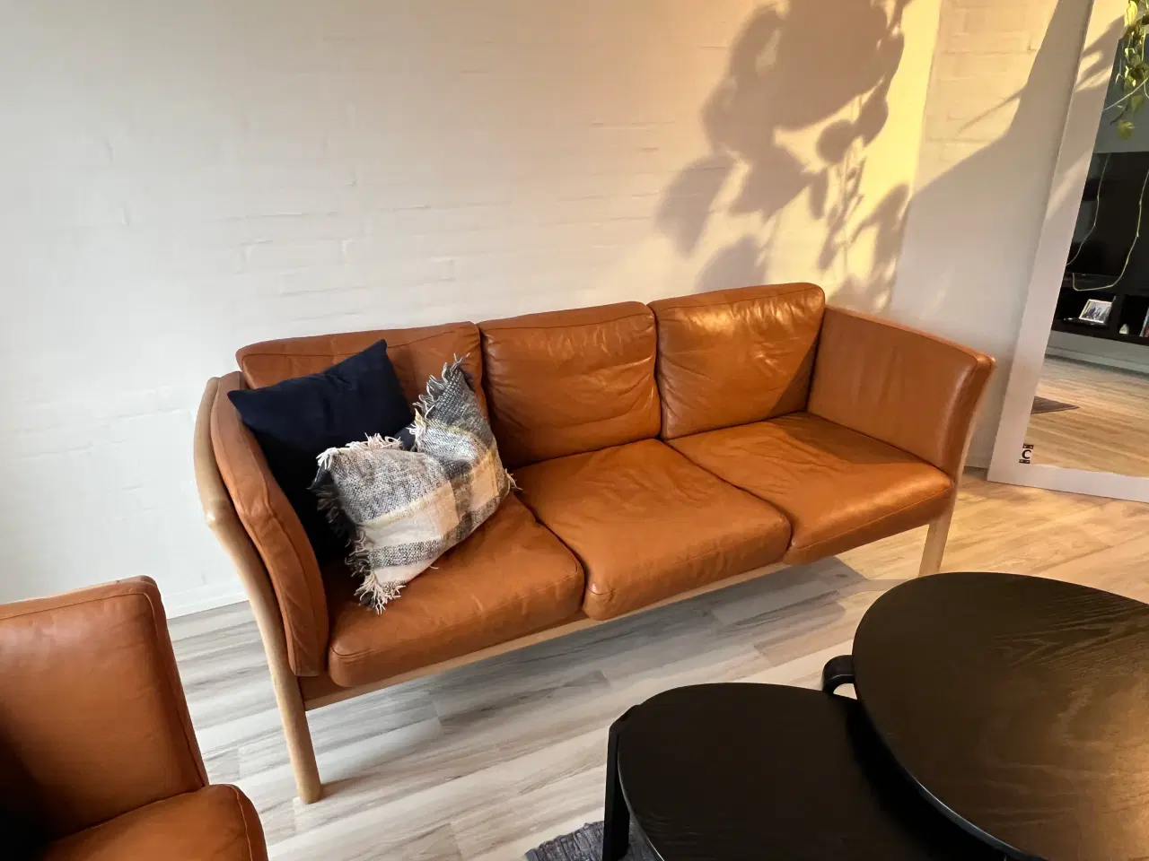 Billede 2 - Cognac lædersofaer 2+3