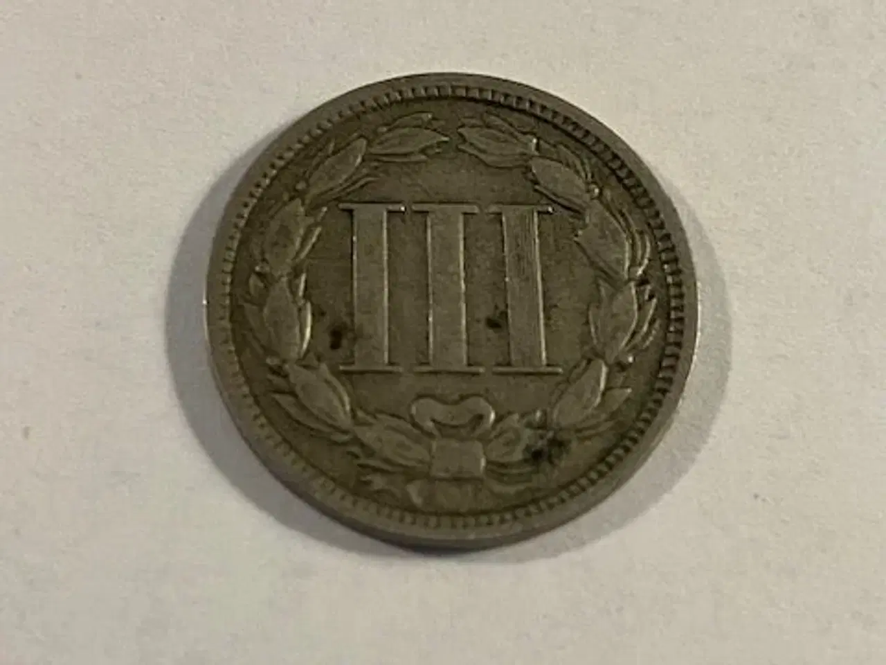Billede 2 - Three Cent 1868 USA
