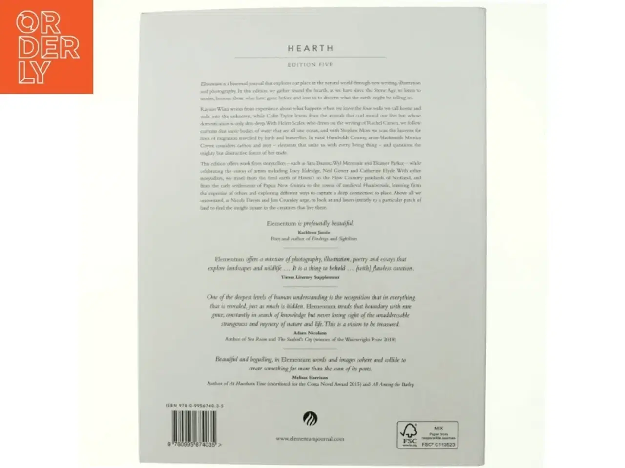 Billede 3 - Elementum Journal af Jim Crumley, Helen Scales, Raynor Winn, Colin Taylor, Stephen Moss, Wyl Menmuir (Bog)