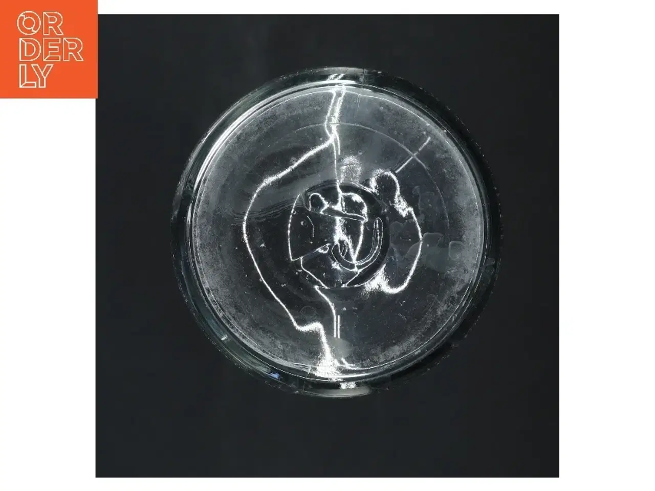 Billede 2 - Glas karaffel med metalring fra Rosendahl (str. 25x11,5 cm)