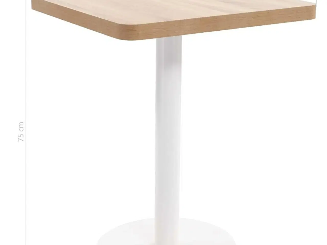 Billede 6 - Bistrobord 60x60 cm MDF lysebrun