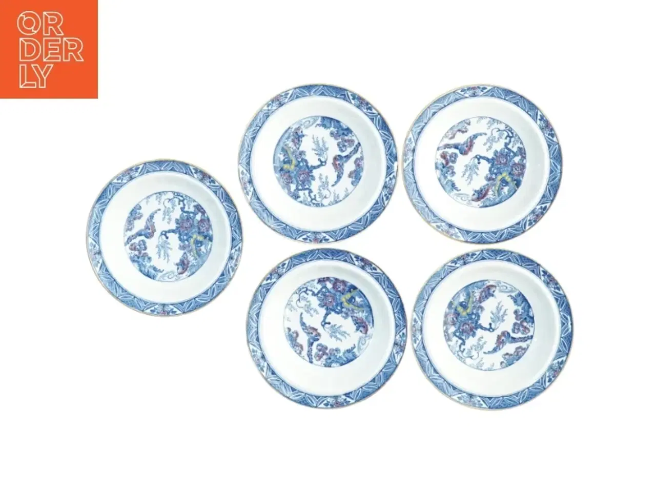 Billede 1 - Keramiktallerkener, Bristol England, sæt af 5 fra Bristol England Mallard (str. 17 x 3 cm)