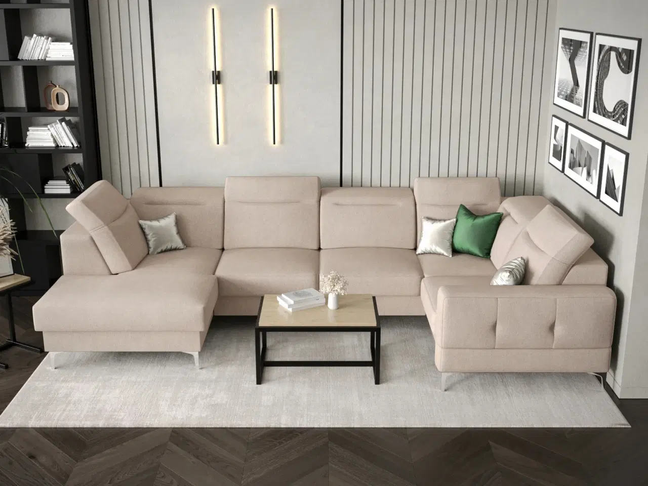 Billede 9 - MALI MAX II HJØRNESOFA 180x350x182 CM