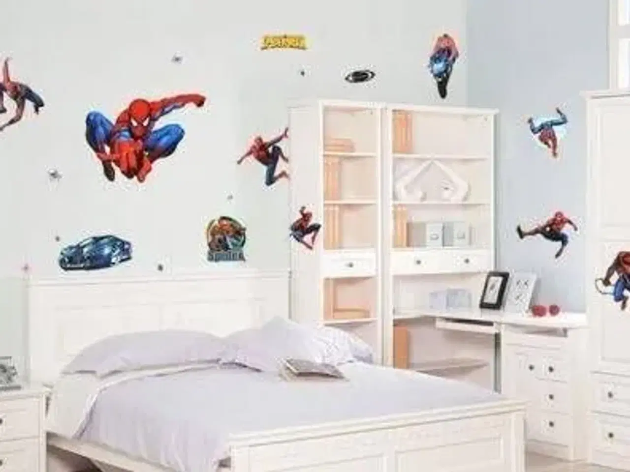 Billede 8 - Spiderman wallstickers med Spiderman 