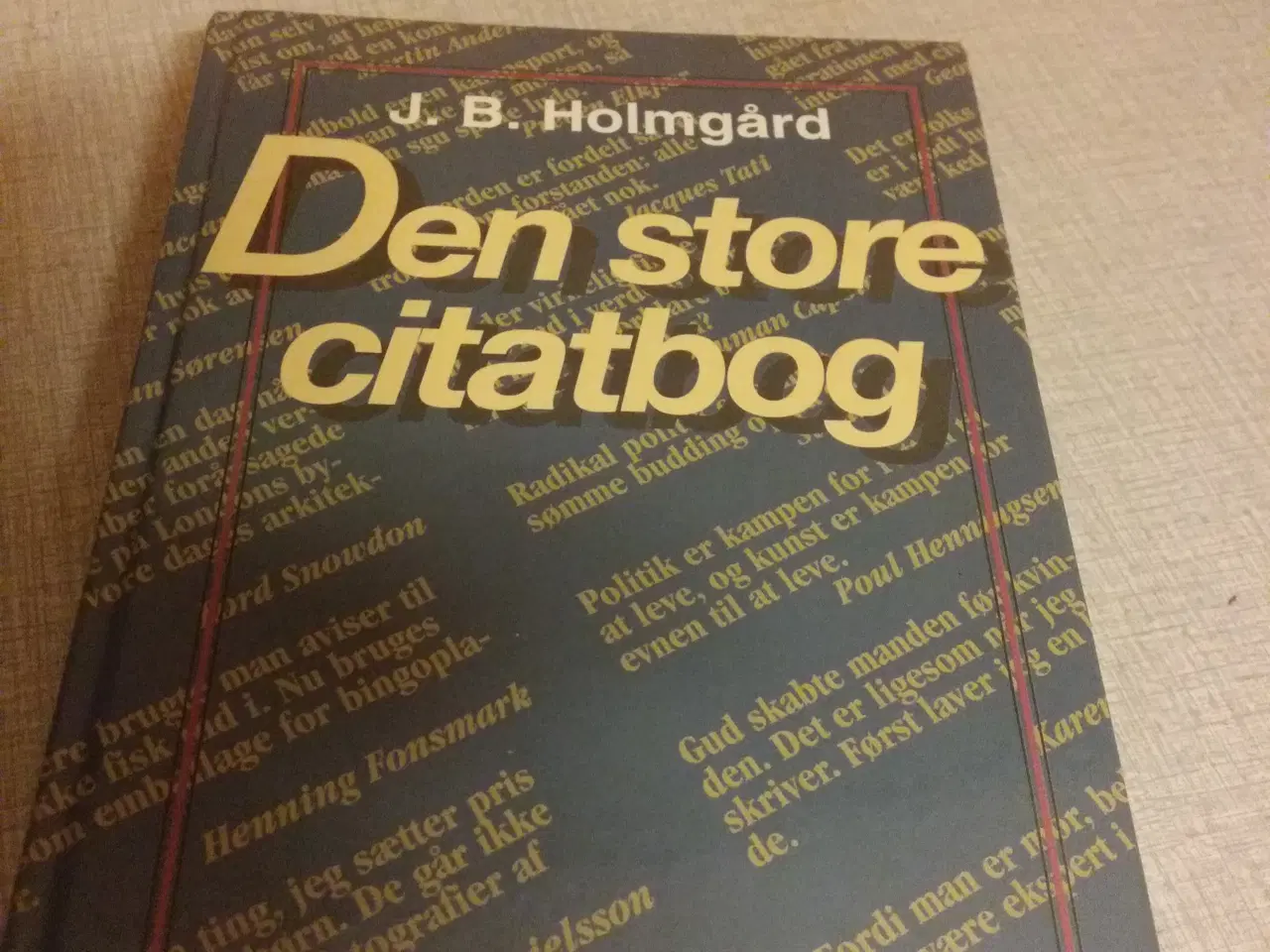 Billede 1 - Den Store Citatbog