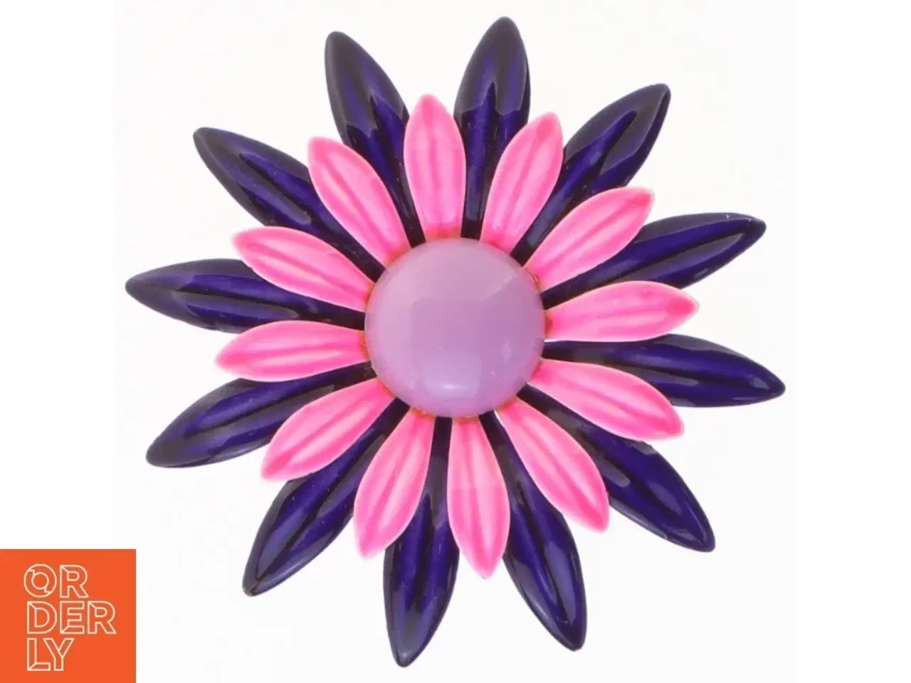 Billede 3 - Vintage blomsterformet broche (str. Ø 8,5 cm)