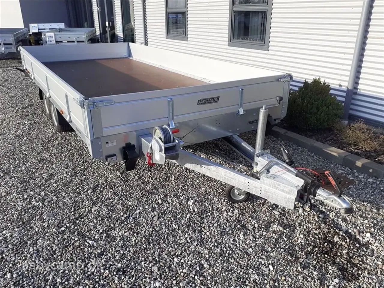 Billede 4 - 0 - Martz GT Plateau 4521 450/2 Populær multitrailer som kan bruges til rigtig mange ting. Aluminiums sider. to læsse ramper.