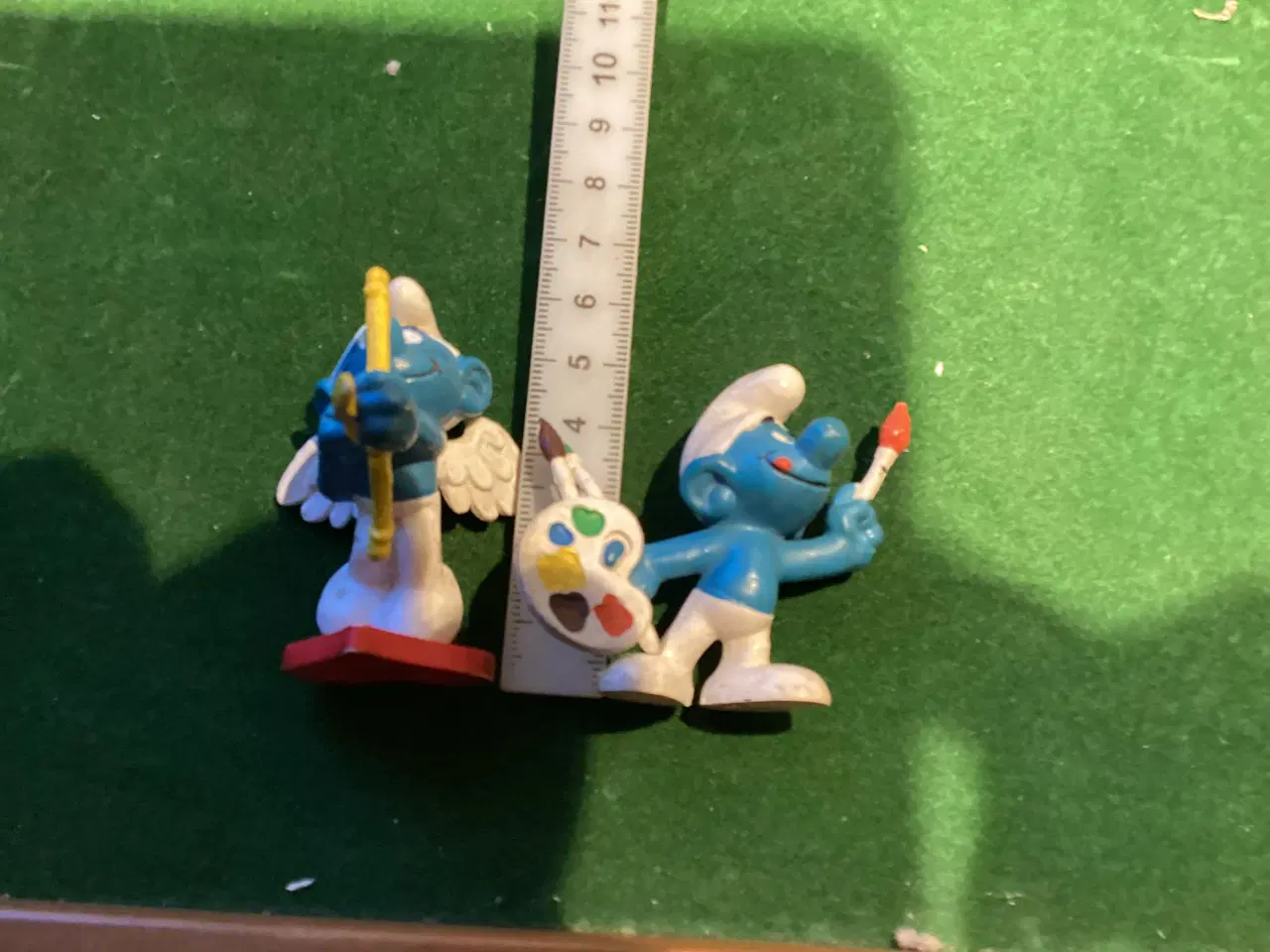 Billede 14 - Smølfer- bamse samt 6 små smølfefigurer