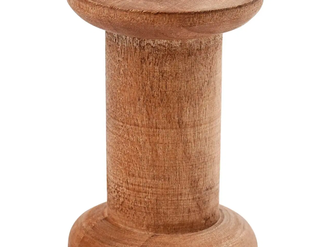 Billede 1 - Elegant Mørkbejdset Træspole - 10 stk. 70 mm høj
