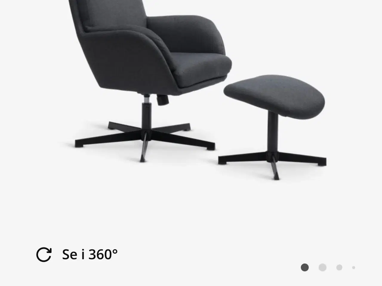 Billede 3 - Stol m skammel, sofa og sofabord 