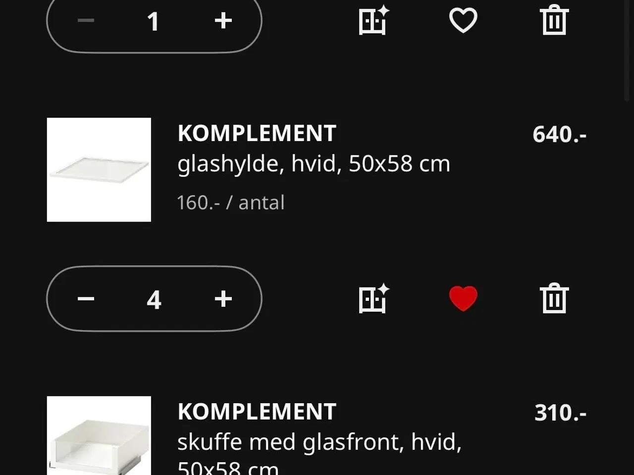 Billede 5 - IKEA PAX skab m. hylder, skuffe, udtræksbøjler