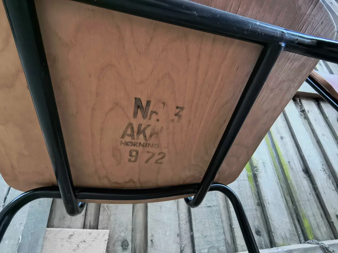 Billede 2 - 4 teaktræ finere stole 1972