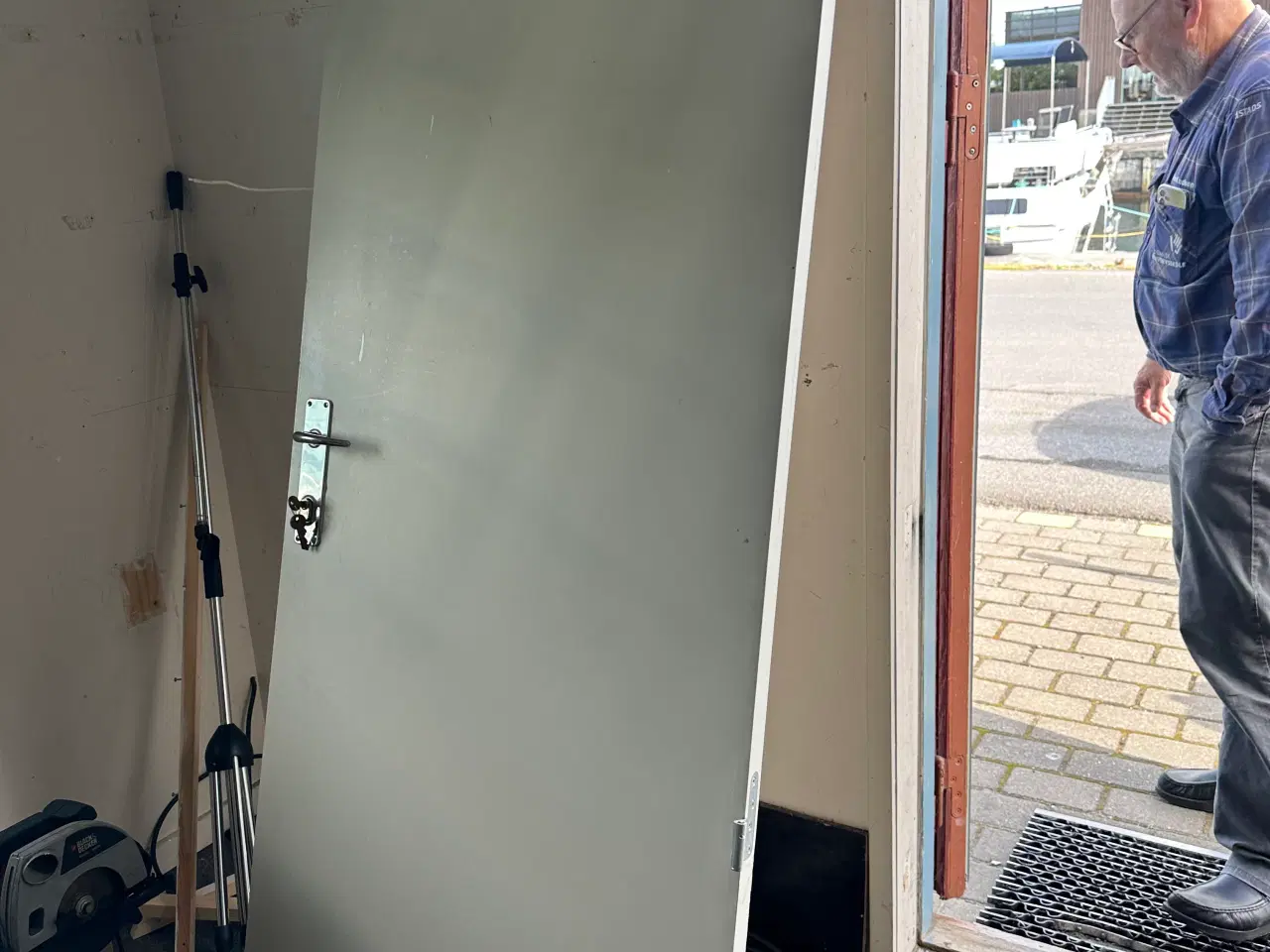Billede 1 - Branddør komplet uden karm 