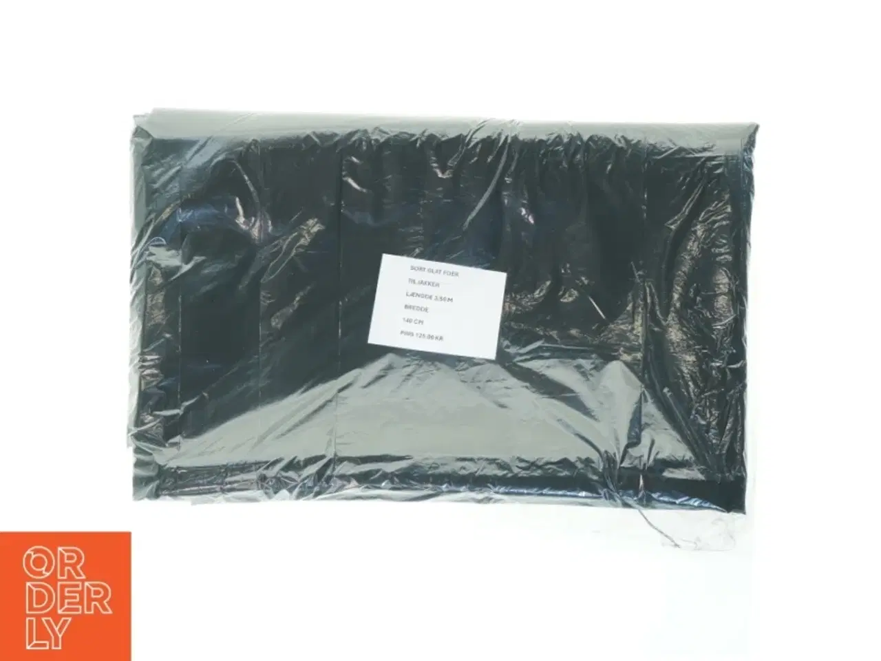Billede 2 - Sort glat foer (str. 350x140 cm)